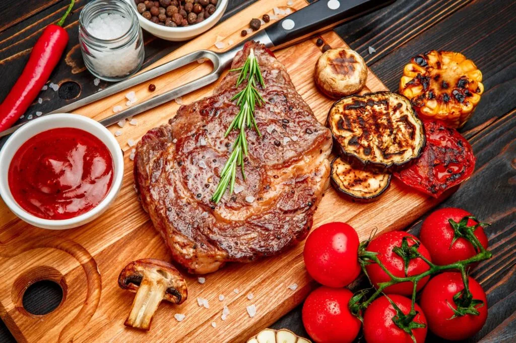 Seasoned smoked beef