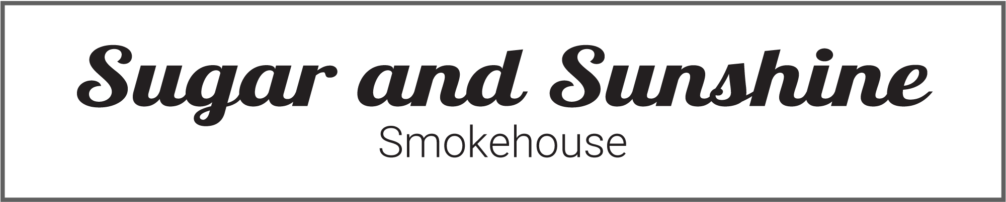 Sugar and Sunshine Smokehouse Logo